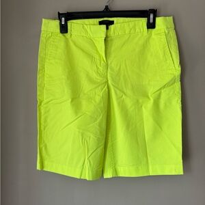 J. Crew Neon Yellow Women's Shorts